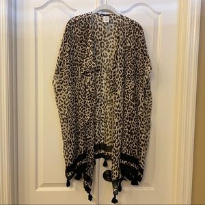 J. Crew Leopard Coverup Size XS/S
